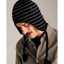 POP TRADING COMPANY POP REVERSIBLE EARFLAP BEANIE BLACK/CHARCOAL 【 ポップ イヤーフラップ ビーニー ブラック / チャコール 】