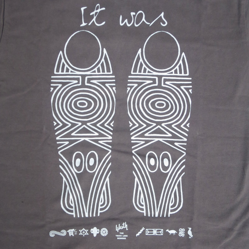 BLUTH IT WAS TEE CHACOAL GRAY 【 ブルース イット ウォズ Tシャツ チャコール グレー 】
