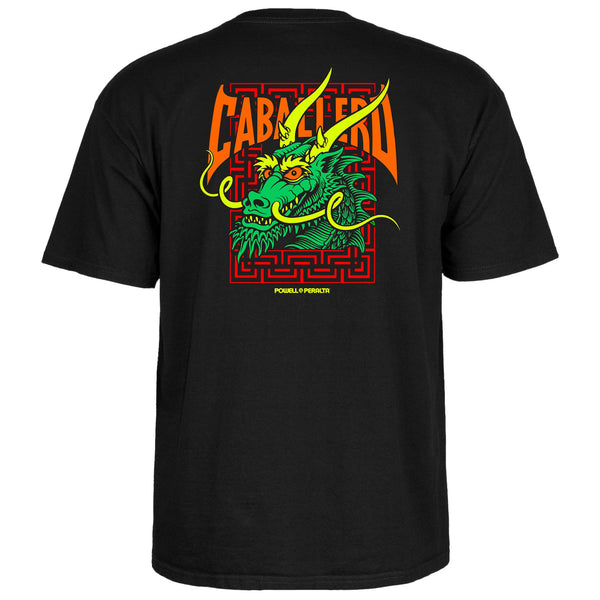 POWELL PERALTA CABALLERO STREET DRAGON BLACK T-SHIRTS 【 パウエル ペラルタ キャバレロ ストリート ドラゴン ブラック Tシャツ 】