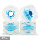 SHARK WHEEL DNA 72MM 78A CLEAR WITH BLUE HUB 【 シャーク ウィール ディーエヌエー クリア ホワイト ブルー ハブ 】