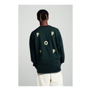 POP TRADING COMPANY POP LOGO CREWNECK SWEAT DARKEST SPRUCE【 ポップ ロゴ クルーネック スエット ダーケスト スプルース 】