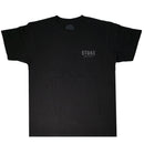 STOKE BONFIRE CREW TEE GUN METAL x BLACK 【 ストーク ボン ファイヤー クルー Tシャツ ガンメタル ブラック 】