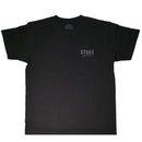 STOKE BONFIRE CREW TEE LAME x BLACK 【 ストーク ボン ファイヤー クルー Tシャツ ラメ ブラック 】