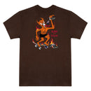 THRASHER BURN IT DOWN DARK CHOCOLATE T-SHIRTS 【 スラッシャー バーン イット ダウン ダーク チョコレート Tシャツ 】