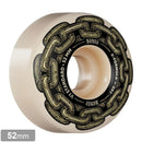 BONES X-FORMULA V1 GOLD CHAIN WHEEL 52mm 97A 【 ボーンズ X フォーミュラ V1 ゴールド チェイン ウィール 】