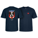 POWELL-PERALTA HILL BULLDOG T‐SHIRT NAVY 【 パウエル ペラルタ ヒル ブルドッグ Tシャツ ネイビー 】