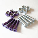 Deem bolt 1" Purple x Silver 【 ディーム ボルト パープル x シルバー 】
