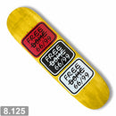 FREEDOME STACKED LOGO TEAM YELLOW 8.125 【フリーダム スタック ロゴ チーム イエロー デッキ 】