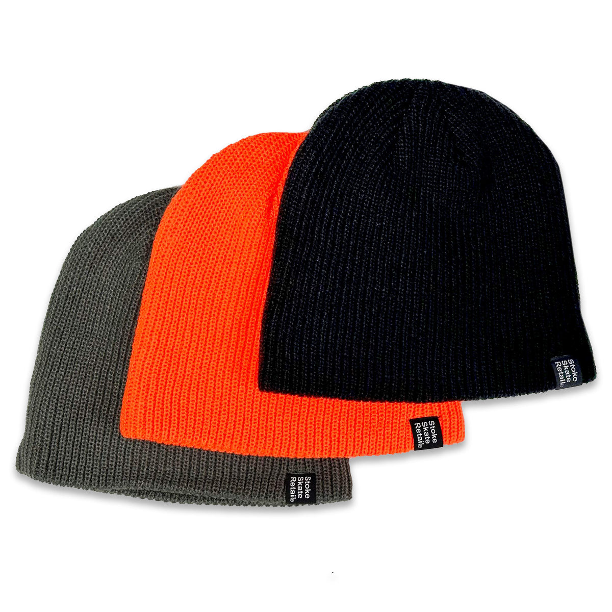 STOKE SIMPLE BEANIE BLACK【 ストーク シンプル ビーニー ブラック