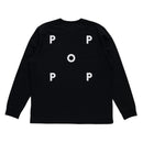 POP TRADING COMPANY POP LOGO LONGSLEEVE BLACK【 ポップ ロゴ ロングスリーブ ホワイト 長袖 】 (コピー)