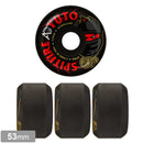 SPITFIRE x APRIL YUTO FORMULA FOUR CONICAL FULL 99A BLACK 53mm 【 スピットファイヤー エイプリル ユウト F4 コニカル フル ブラック ウィール 】