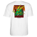 POWELL PERALTA CABALLERO STREET DRAGON WHITE T-SHIRTS 【 パウエル ペラルタ キャバレロ ストリート ドラゴン ホワイト Tシャツ 】