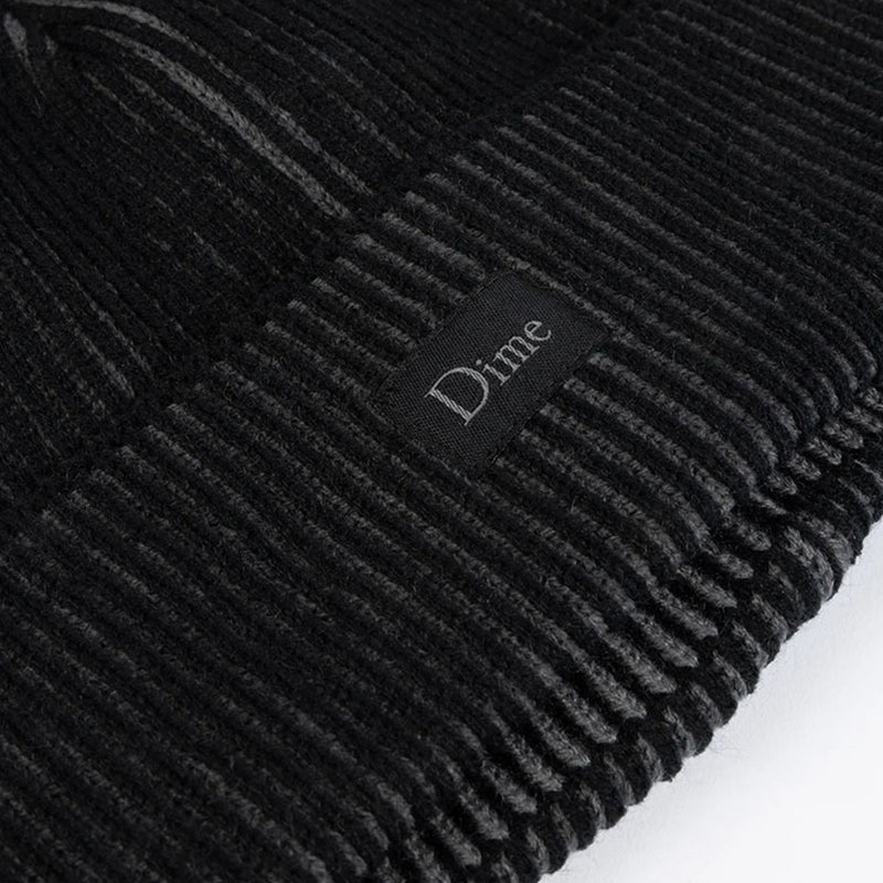 DIME CLASSIC RIB BEANIE BLACK 【 ダイム クラシック リブ ビーニー ブラック 】