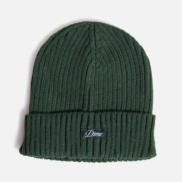 DIME CURSIVE FOLD BEANIE FOREST【 ダイム カーシブ フォールド ビーニー フォレスト】