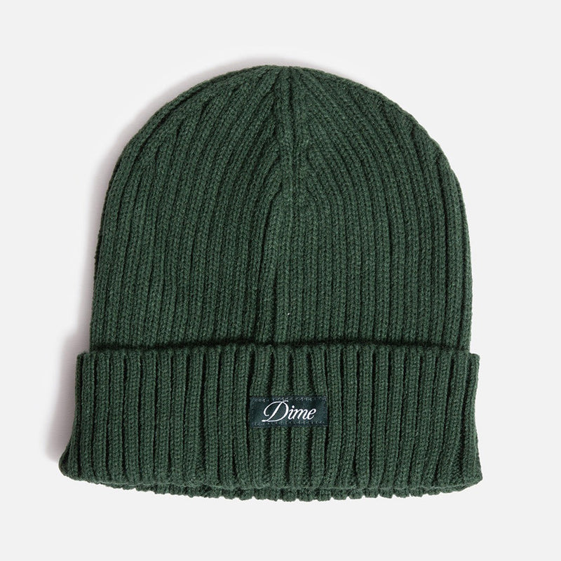 DIME CURSIVE FOLD BEANIE FOREST【 ダイム カーシブ フォールド ビーニー フォレスト】