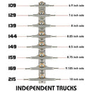INDEPENDENT STAGE 11 139 FORGED HOLLOW POLISH STANDARD 【 インディペンデント ホロー 139 スタンダード トラック】