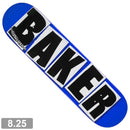 BAKER BRAND LOGO NAVY DECK 8.25 【 ベイカー ブランドロゴ ネイビー デッキ 】