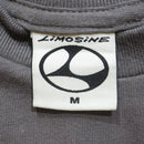 LIMOSINE GLITTE SMILE TEE CHARCOAL 【 リモジン グリッター スマイル Tシャツ チャコール 】