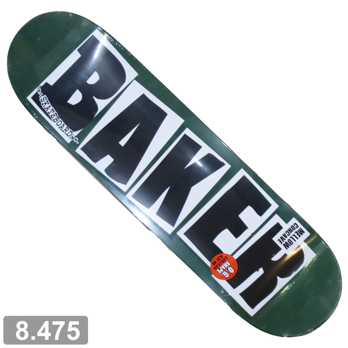BAKER BRAND LOGO GREEN DECK 8.475 【 ベイカー ブランド ロゴ