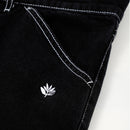 MAGENTA OG DENIM LONG SHORTS BLACK【 マゼンタ OG デニム ロング ショート パンツ ブラック 】