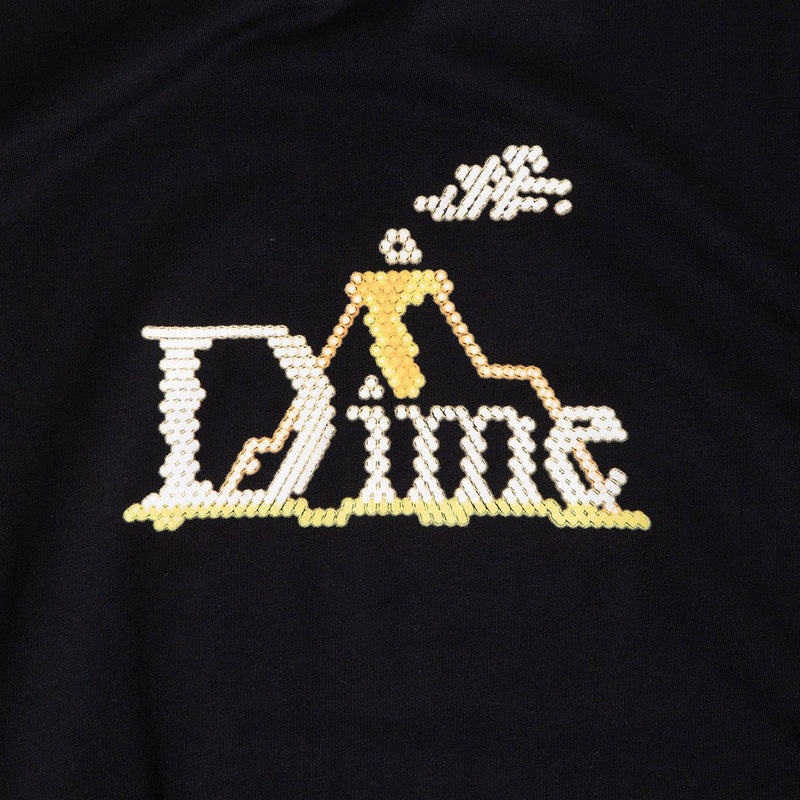 DIME CLASSIC LIGHTBRIGHT HOODIE BLACK 【 ダイム クラシック ライトブライト フーディー ブラック 】