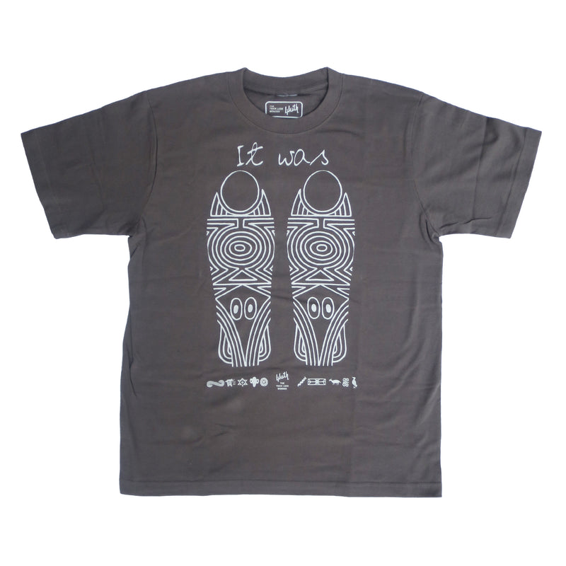 BLUTH IT WAS TEE CHACOAL GRAY 【 ブルース イット ウォズ Tシャツ チャコール グレー 】