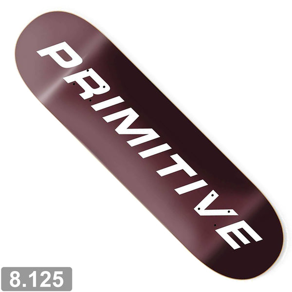PRIMITIVE EURO SLANT CORE BURGUNDY DECK 8.125 【 プリミティブ ユーロスラント バーガンディ デッキ 】