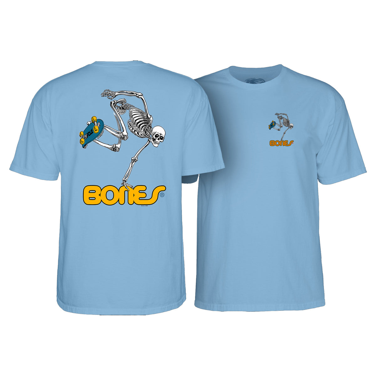 POWELL BOONES バックプリント Tシャツ ライトブルー　サイズM po-1_1200x.jpg?v=1721019051