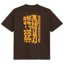 POLAR SKATE CO. FIELDS TEE CHOCOLATE【 ポーラー フィールド Tシャツ チョコレート 】