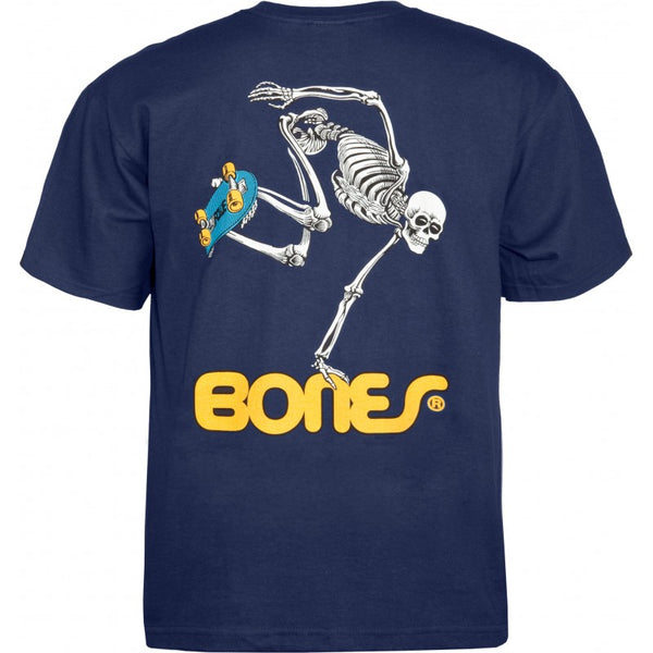 POWELL-PERALTA SKATE SKELETON NAVY T-SHIRTS 【 ボーンズ スケート スケルトン ネイビー Tシャツ 】