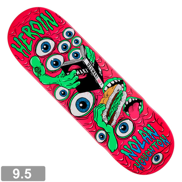 HEROIN NOLAN HOUGHTAN MUTATE OR DIE 9.5 PINK【 ヘロイン ノーラン ホウトン ミュート オア ダイ ピンク デッキ 】