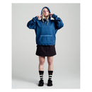 POP TRADING COMPANY POP STENCIL LOGO HOODED SWEAT NAVY【 ポップ ステンシルロゴ フーディー ネイビー 】