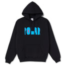 POLAR SKATE CO. CUT LOGO HOODIE BLACK 【 ポーラー スケート カット ロゴ フーディー ブラック 】