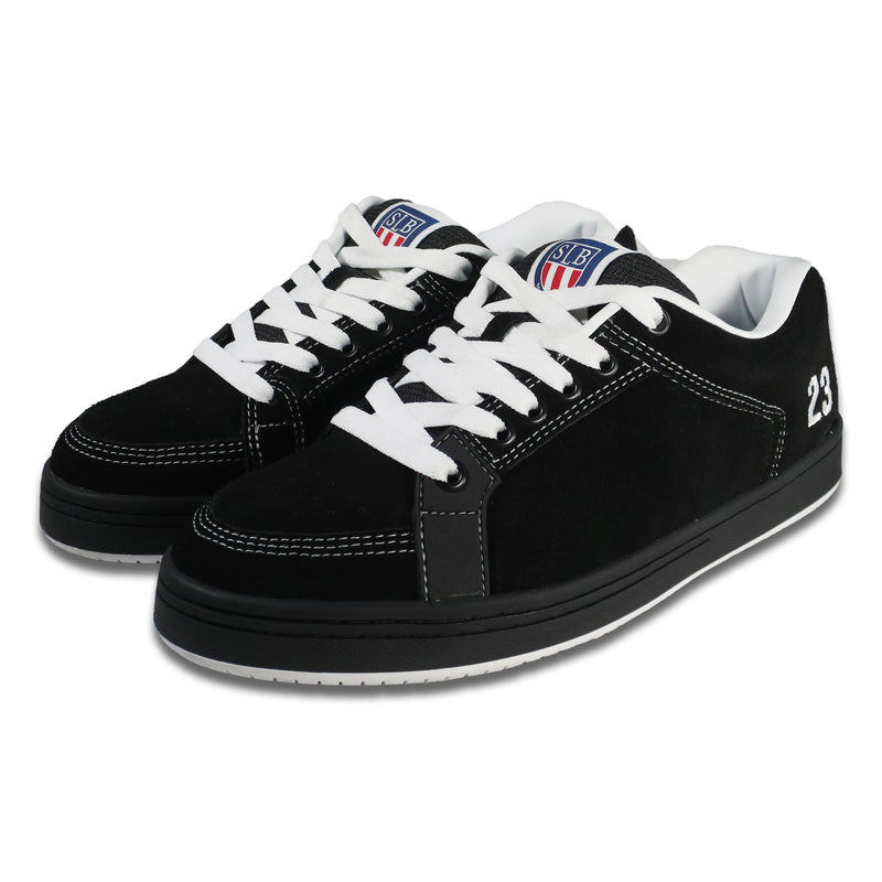 ETNIES SAL 23 BLACK / WHITE SHOES 【 エトニーズ サル 23 ブラック / ホワイト  シューズ 】