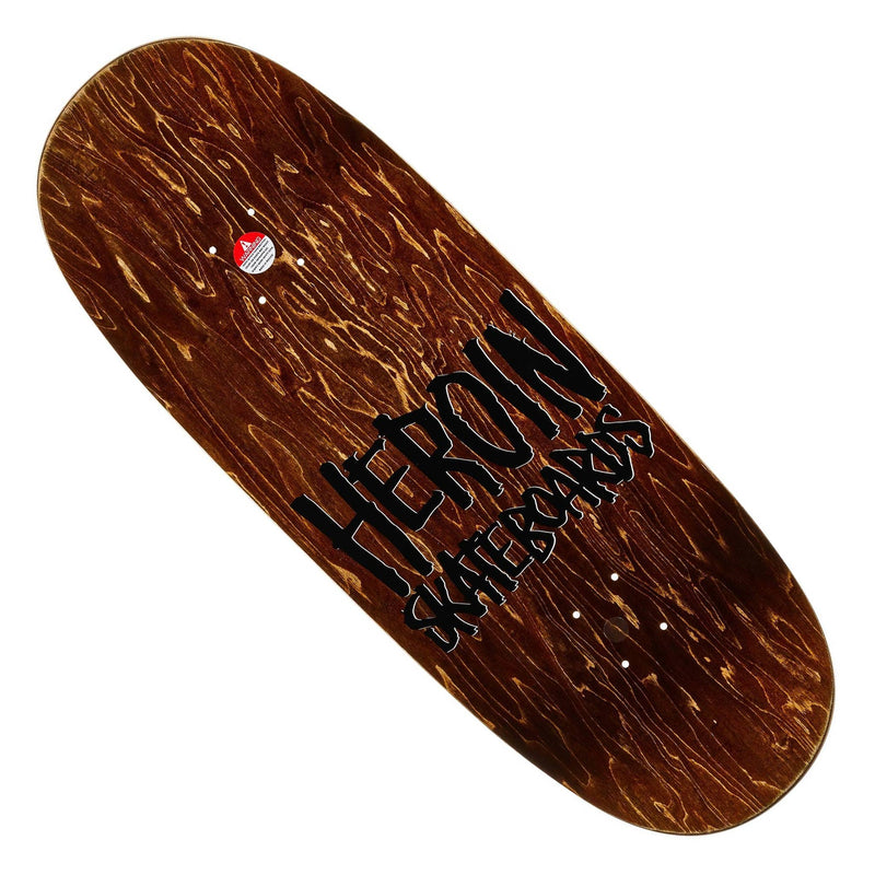 HEROIN MINI WIDE BOY BROWN DECK 10.5【 ヘロイン ミニ ワイド ボーイ ブラウン デッキ 】