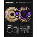 SPITFIRE FORMULA FOUR RADIAL FULL "KADER SYLLA ROLLY" BLACK PURPLE 99A 56mm 【 スピットファイヤー F4 ラディアル フル ケイダー パープル ウィール 】