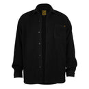 BONES BLACK ＆ GOLD BUTTON UP FLEECE JACKET BLACK 【 ボーンズ ブラック アンド ゴールド ボタン アップ フリース ジャケット ブラック 】
