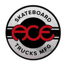 ACE TRUCKS SEAL LOGO SILVER SMALL STICKERS 【 エース トラック シール ロゴ シルバー スモール ステッカー 】