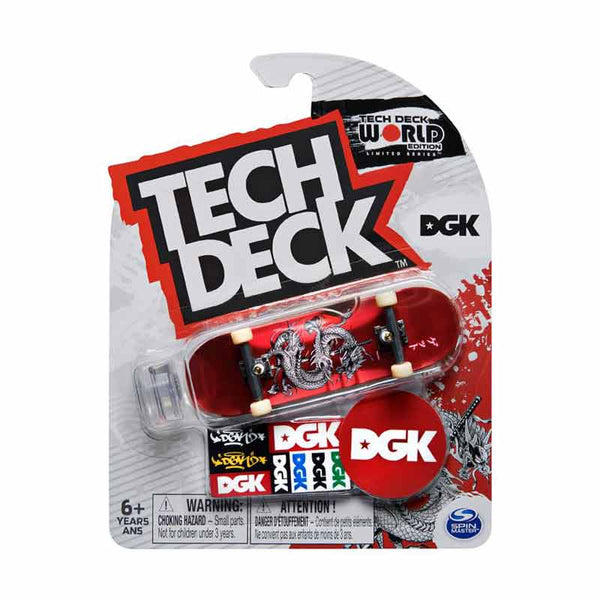 TECH DECK DGK DRAGON WORLD RED FOIL DECK【 テック デッキ DGK ドラゴン ワールド レッド デッキ 】