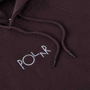 POLAR SKATE CO. DEFAULT HOODIE BORDEAUX 【 ポーラー デフォルト フーディー ボルドー  】