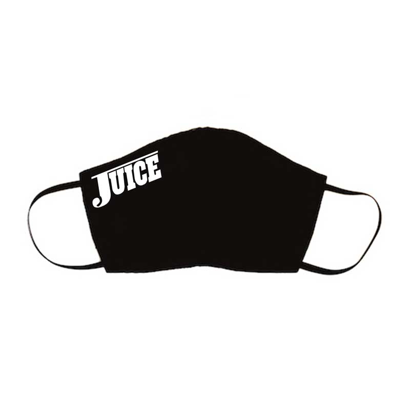 JUICE FACE LOGO MASK BLACK/WHITE 【 ジュース フェイス ロゴ マスク 】
