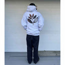 MAGENTA FALL LEAF HOODIE ASH【 マゼンタ フォール リーフ フーディー アッシュ 】