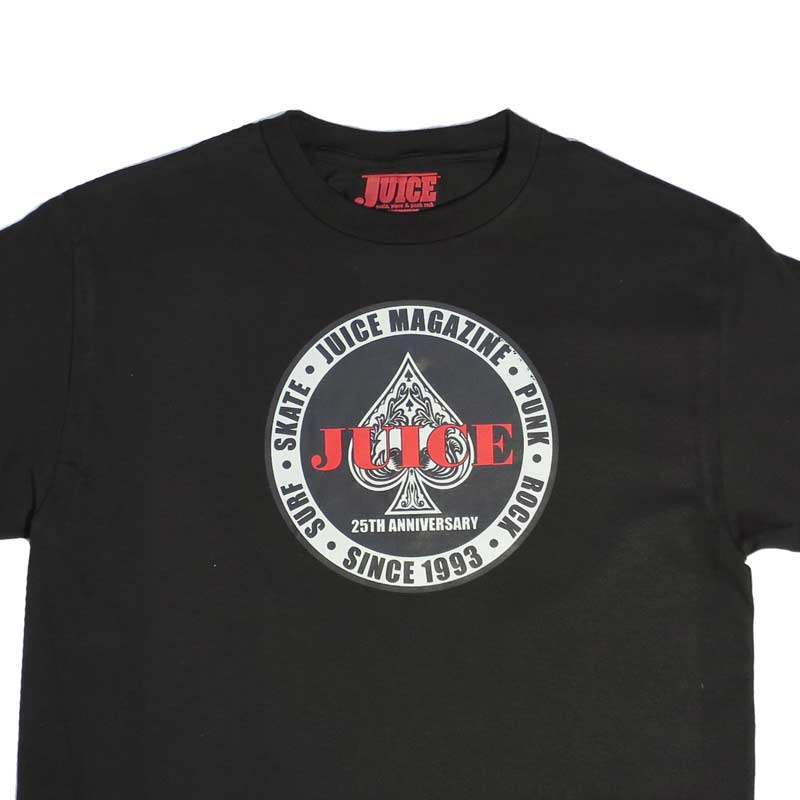 JUICE SPADE CIRCLE LOGO T-SHIRT BLACK 【 ジュース スペード サークル ロゴ Tシャツ ブラック 】