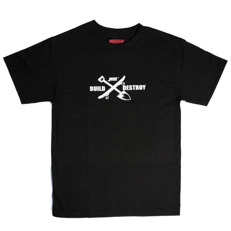 JUICE BUILD X DESTROY T-SHIRT BLACK 【 ジュース ビルド X デストロイ Tシャツ ブラック 】