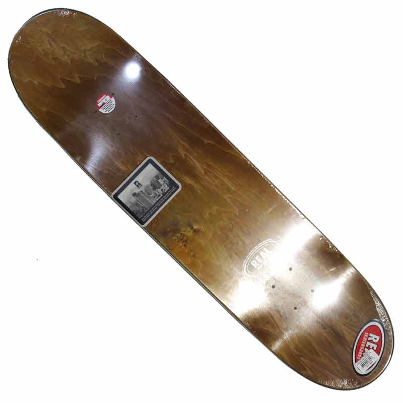 REAL TEAM OVAL PEARL PATTERN SLICK DECK 8.25【 リアル チーム オーヴァル パール パターン スリック デッキ 】