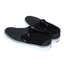 VANS CLASSIC SLIP-ON SUEDE & SUITING BLACK 【 バンズ クラシック スリッポン スエード スーティング ブラック スケート シューズ 】
