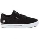 ETNIES BARGE KIDS BLACK/WHITE SUEDE SHOES 【 エトニーズ バージ キッズ子供用 シューズ 】