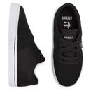 ETNIES BARGE KIDS BLACK/WHITE SUEDE SHOES 【 エトニーズ バージ キッズ子供用 シューズ 】