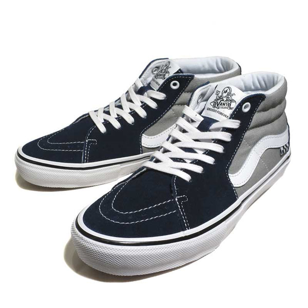 VANS SKATE GROSSO MID DRESS BLUES / DRIZZLE 【 バンズ プロ グロッソ ミッド ドレス ブルー /  ドリズル 】