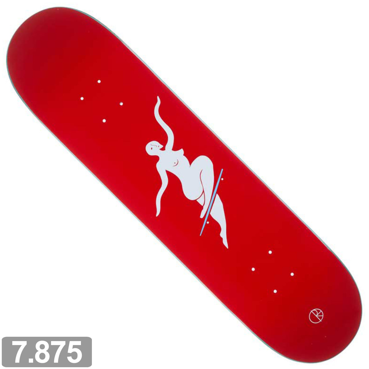 POLAR SKATE CO. TEAM NO COMPLY RED DECK 7.875 【 ポーラー チーム ノー コンプライ レッド デッキ 】